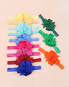 12pcs Toddler Girls Bow Decor Hair Band