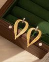 1pair Fashionable And Delicate Teardrop-Shaped Stud Earrings