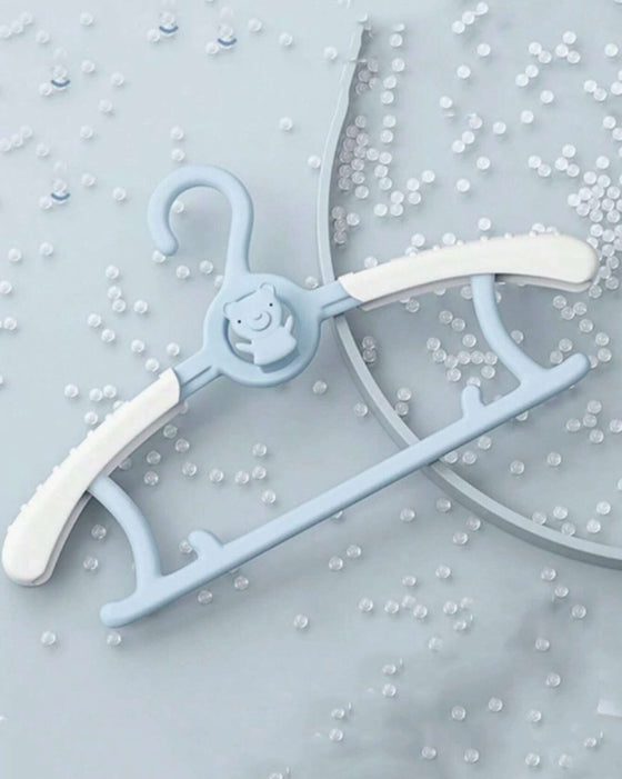 25pcs Blue Expandable Baby/Toddler Clothes Hanger, Retractable Infant Laundry Drying Rack