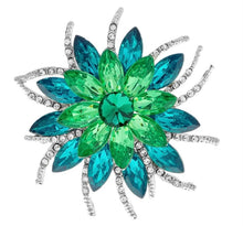  Rhinestone Large Flower Brooches For Women Luxury Shining Pin 3 Colors Available Coat Suit Accessories Good Gift