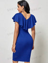 Clasi Ruffle Trim Bodycon Dress