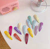 50pcs Cute Random Colorful Mini Hair Clips, Metal Hair Clips For Fine Hair For Girls