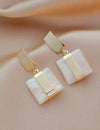 Geometric Drop Earrings