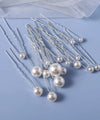 18pcs Faux Pearl Decor Bridal Elegant Hair Pin Boho Tiaras