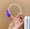 5pcs Girls Hair Accessories, Colorful Flower Non-slip Headbands