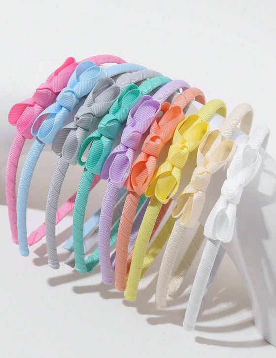 9pcs Butterfly Bowknot Hair Clips For Kids