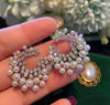 1pair French Style Delicate Faux Pearl Earrings For Women