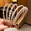5pcs Girls Cute Faux Pearl Headband