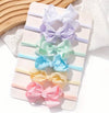 2 sets 6pcs Newborn Bow Headband Decorative Hair Accessories