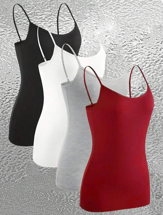 Fashion Solid Color Sling Camisole