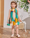 GIRLS Kids SUNSHNE Toddler Girls Geo Print Halter Neck Dress