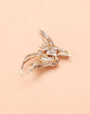 Rhinestone Bird Design Brooch