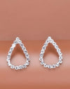 Rhinestone Water-drop Earrings