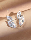 Cubic Zirconia Decor Stud Earrings For Women