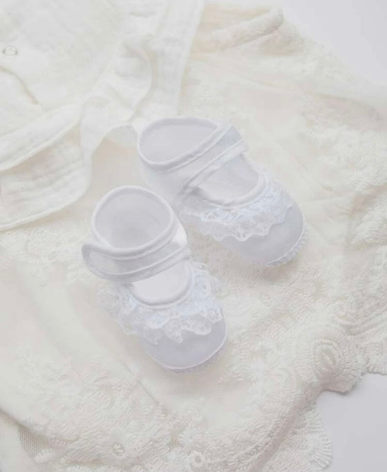 1pair Fashionable & Minimalist Baby Christening Boots 0-4Months