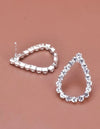 Rhinestone Water-drop Earrings