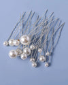 18pcs Faux Pearl Decor Bridal Elegant Hair Pin Boho Tiaras