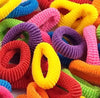 100pcs Rainbow Multi Colors Girls Hair Band