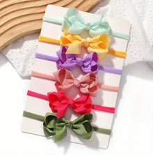  6pcs Newborn Baby Bow Headband Decorative Hair Accessories