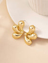 1pair Geometric Teardrop Design Vintage Statement Earrings