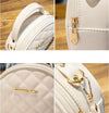 Quilted Cirlce Cute Girls Shoulder Bag