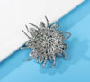 Rhinestone Large Flower Brooches For Women Luxury Shining Pin 3 Colors Available Coat Suit Accessories Good Gift