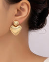 1pair Fashionable & Versatile Geometric Earrings