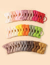 40pcs Toddler Girls Bow Decor Hair Tie