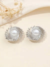 1pair Fashionable Exaggerated High-Grade Alloy Earrings
