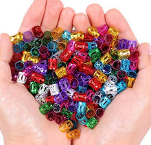  100pcs Hair Braid Adjustable Rings