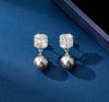 1pair Fashionable Elegant Luxurious Shiny Designed Faux Pearl