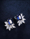 1 Pair Gorgeous Cubic Zirconia Stud Earrings For Women