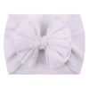 1pcs Trendy Cute Elastic Bow Velvet Headband-White Colour