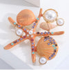 Shell & Starfish Design Brooch