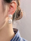 Faux Pearl Decor Drop Earrings