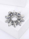 1 Piece Brooch Fashionable Rhinestone, Flower Design For Women Daily Wear