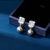 1pair Fashionable Elegant Luxurious Shiny Designed Faux Pearl
