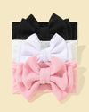 3pcs Baby Bow Decor Hair Band