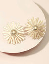 Flower Shaped Stud Earrings