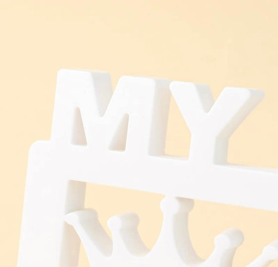 1pc White Growth Record Photo Frame
