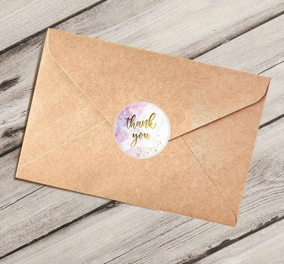 500pcs THANK YOU Stickers