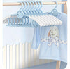 10pcs Blue Multifunctional Retractable Non-slip Hanger