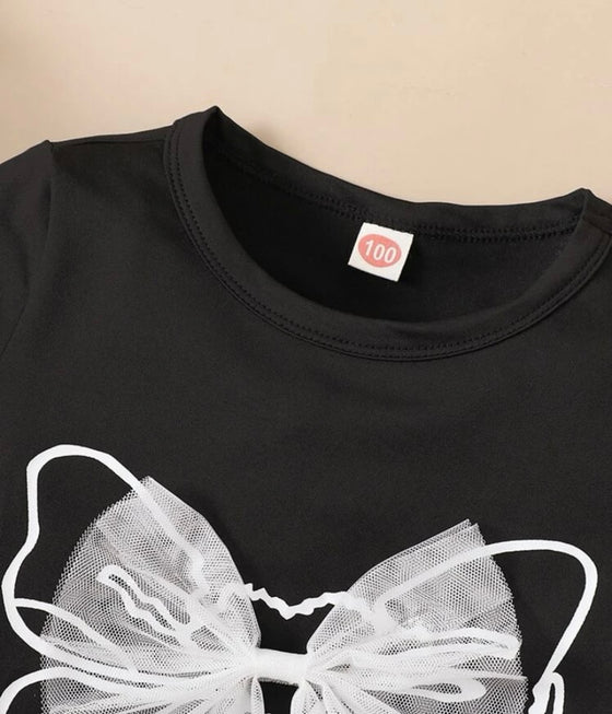 Kids EVRYDAY Toddler Girls Bow Print Tee