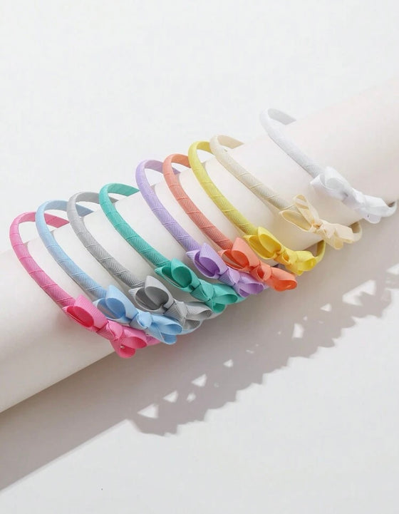 9pcs Butterfly Bowknot Hair Clips For Kids