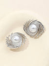 1pair Fashionable Exaggerated High-Grade Alloy Earrings