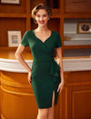 Vintage Elegant Women's Bodycon Pencil Dress