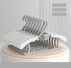10pcs/Set Grey Extendable Clothes Hangers, Multifunctional Drying Rack For Baby & Newborn Clothes Storage