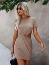 Unity Twist Front Cut Out Dress