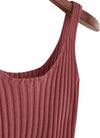 sweaty rocks women ribbed knit crop tank top spaghetti strap camisole vest top solid