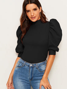  Exaggerate Puff Sleeve Blouse